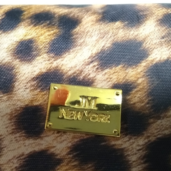 Joy Mangano Bags Joy Mangano Leopard Print Foldup Travel Cosmetic